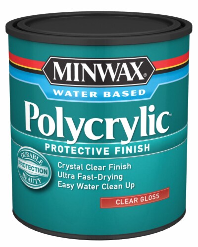 Minwax® Polycrylic™ Clear Gloss Protective Finish Perspective: front