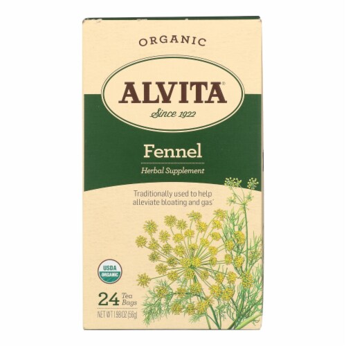 Alvita Organic Fennel Herbal Tea, 24 ct / 1.98 oz - City Market