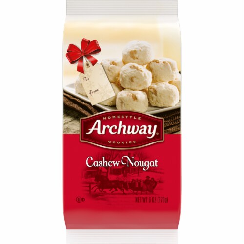 Archway Cookies, Cashew Nougat Cookies, 6 Oz Perspective: front