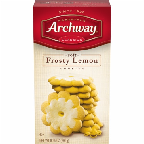 Archway Cookies, Soft Frosty Lemon Cookies, 9.25 Oz Perspective: front