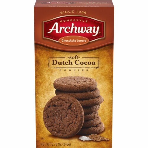 Archway Cookies, Soft Dutch Cocoa Cookies, 8.75 Oz Perspective: front