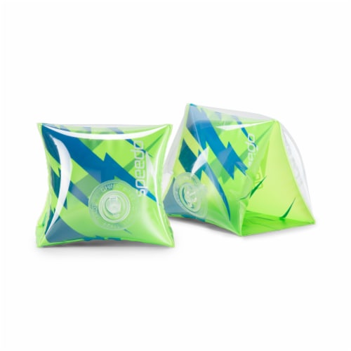Speedo Basic Blue Bolt Arm Band Perspective: front