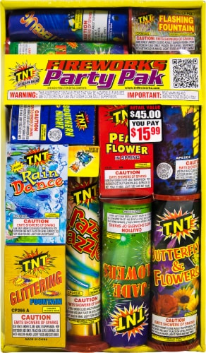 TNT® Party Pak Fireworks Perspective: front