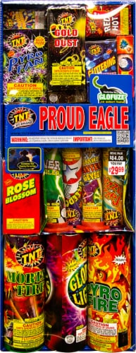 TNT Fireworks Proud Eagle Perspective: front