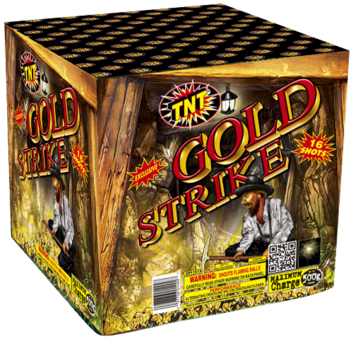 TNT® Gold Strike Fireworks Perspective: front