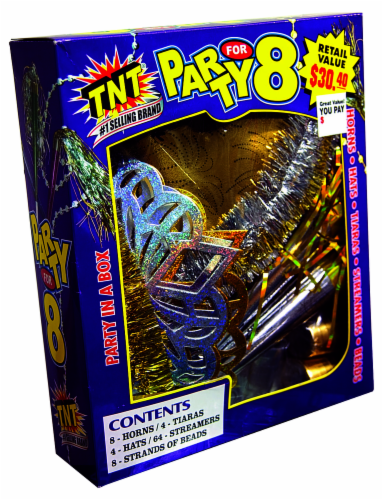 TNT Party For 8 Box Party in a Box Perspective: front