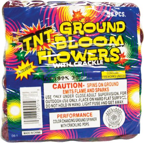 TNT® Fireworks Ground Bloom Flowers Perspective: front