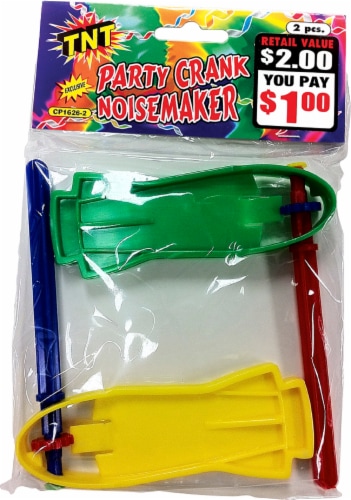 TNT® Party Crank Noisemakers Perspective: front