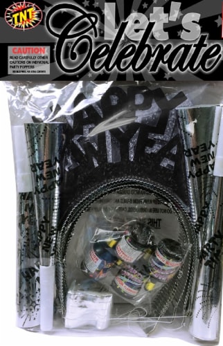 TNT Fireworks New Year's Firework Pack Perspective: front