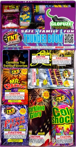 TNT® Thunder Boom Fireworks Assortment Perspective: front