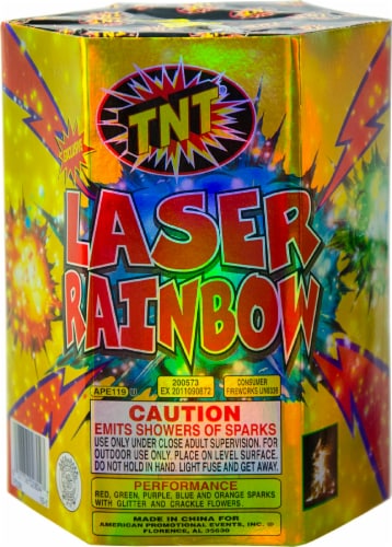 TNT Laser Rainbow Perspective: front