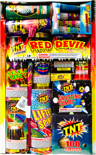 TNT® Red Devil Fireworks Set Perspective: front