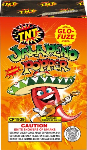 TNT® Jalapeno Popper Fireworks Perspective: front