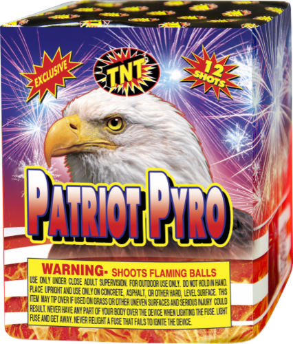 TNT® Patriot Pyro Fireworks Perspective: front