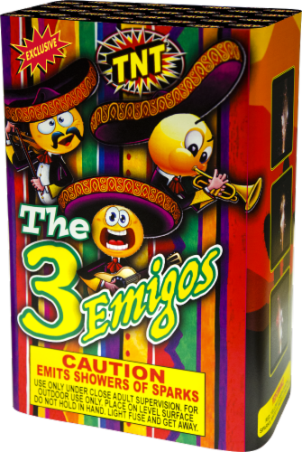 TNT® 3 Emigos Fireworks Perspective: front