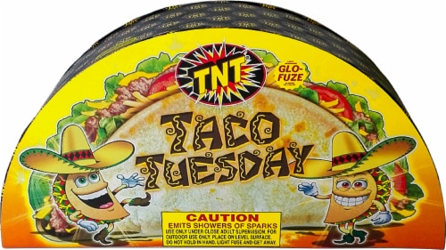 TNT® Taco Tuesday Firework Perspective: front