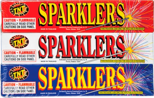 TNT® Sparklers Perspective: front