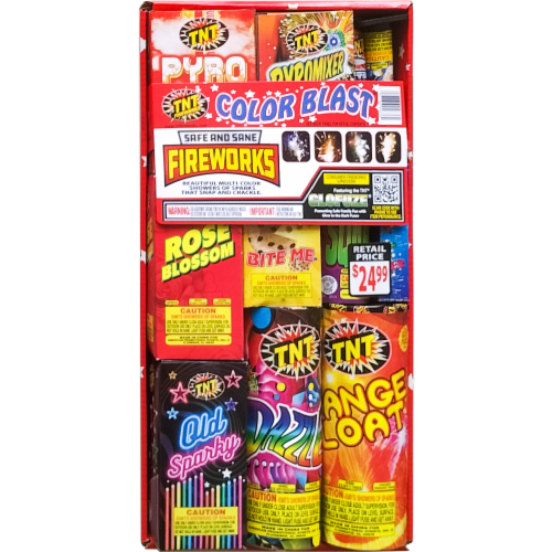 TNT® Color Blast® Fireworks Perspective: front