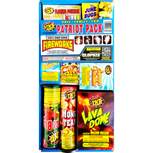 TNT® Patriotic Pack Fireworks Perspective: front