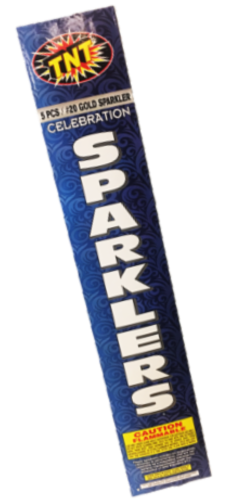 TNT Celebration Sparklers Perspective: front