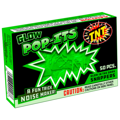 TNT® Glow Pop-Its® Glow in the Dark Snappers Perspective: front