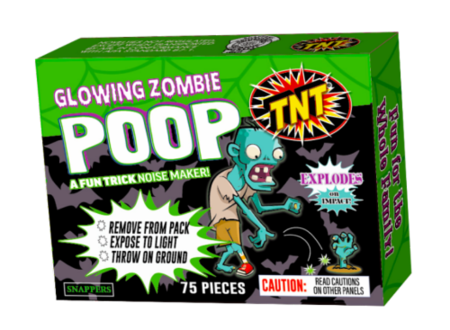 TNT Zombie Poop Perspective: front