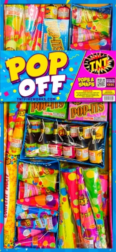 TNT Fireworks Pop Off Pop & Snaps Party Popper Variety Pack Perspective: front