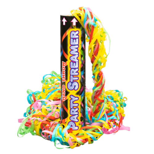 TNT Fireworks Multicolor Streamer Cannon Perspective: front