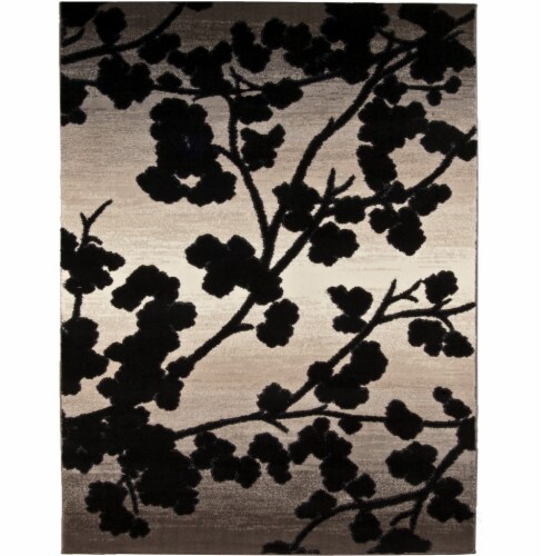 Orian Rugs Faded Blossom Area Rug - Inkwell Perspective: front