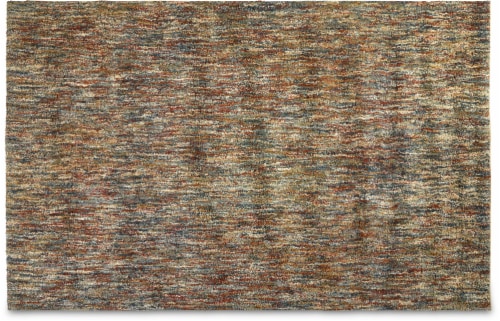 Orian Carolina Area Rug - Beige/Multi-Color Perspective: front