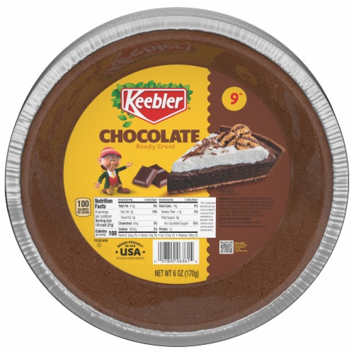 Keebler chocolate pie crust 9 in 6 oz fred meyer