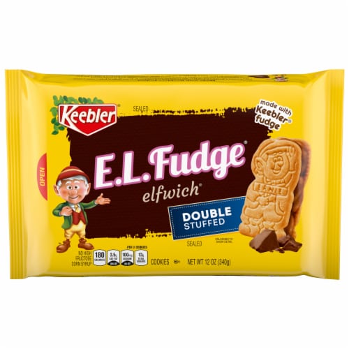 Keebler® E.L. Fudge® Elfwich® Double Stuffed Sandwich Cookies Perspective: front