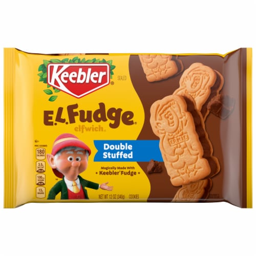 Keebler® E.L. Fudge® Elfwich® Double Stuffed Sandwich Cookies Perspective: front