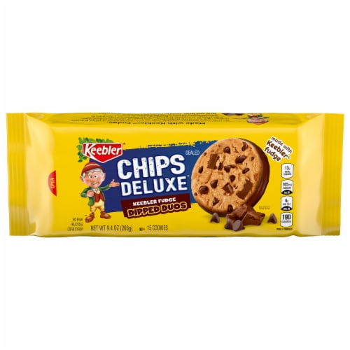Keebler® Chips Deluxe Dipped Duos Cookies Perspective: front