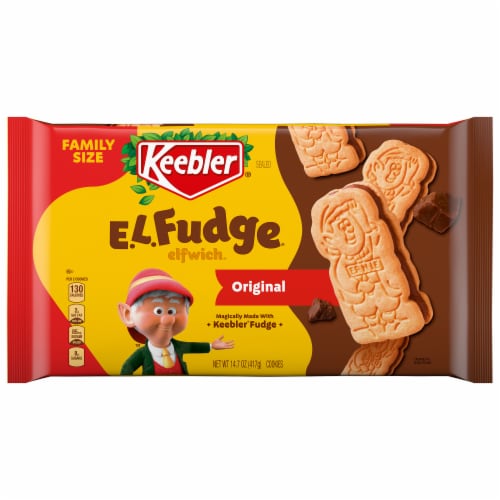 Keebler® E.L. Fudge® Original Elfwich Cookies Family Size Perspective: front
