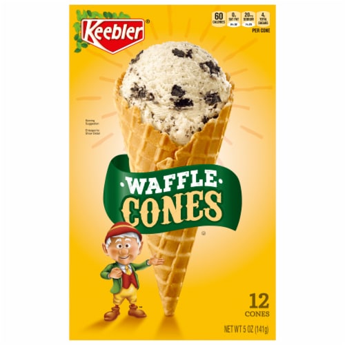 Keebler Waffle Cones Perspective: front