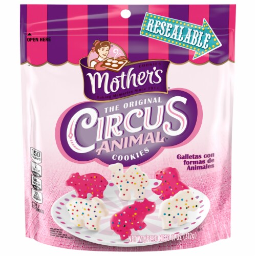 Mother's® Original Circus Frosted Animal Cookies Perspective: front