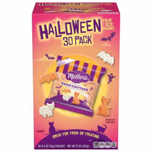 Mother's Ferrara Circus Animal Cats & Bats Halloween Cookies Perspective: front