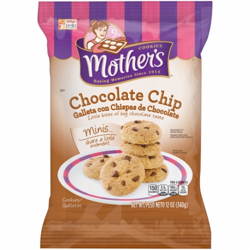 Mother's Minis Chocolate Chip Cookies Perspective: front