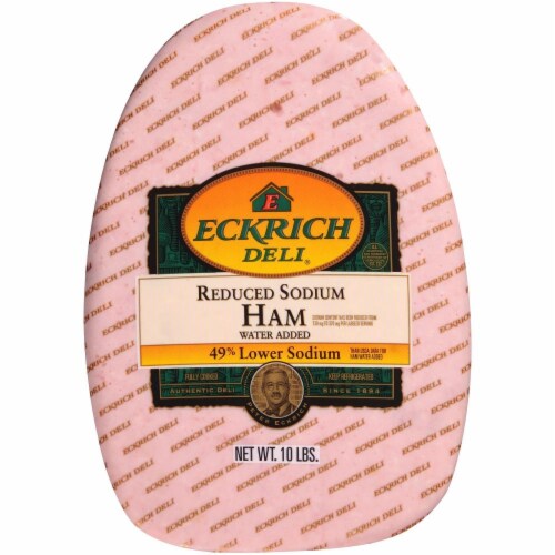 Eckrich Reduced Sodium Ham Fresh Sliced Deli Meat, 10 Lb Kroger