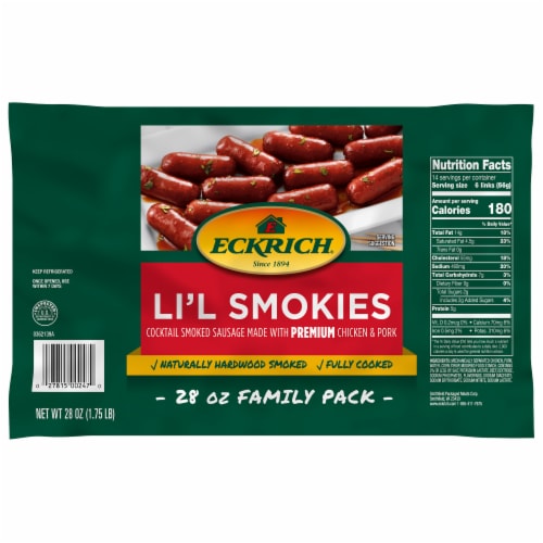 Eckrich Li L Smokies Smoked Sausage Party Pack Oz Frys Food Stores