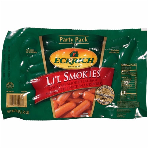 Eckrich Li'l Smokies Smoked Sausage Party Pack Perspective: front