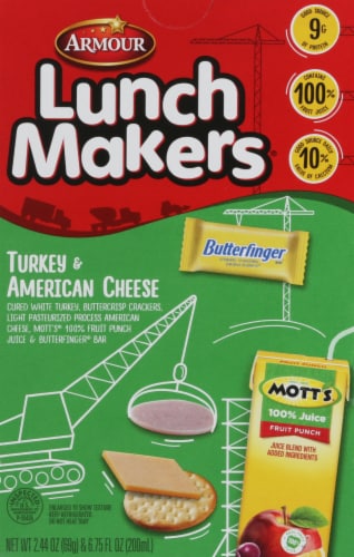 Armour LunchMakers® Turkey & American Cheese Cracker Crunchers Lunch Kit Perspective: front