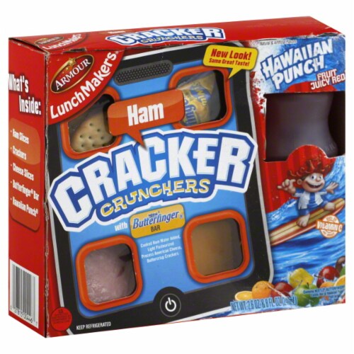 Armour Lunch Makers Ham Cracker Crunchers Perspective: front