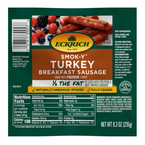 Eckrich® Smok-Y™ Turkey Breakfast Sausage