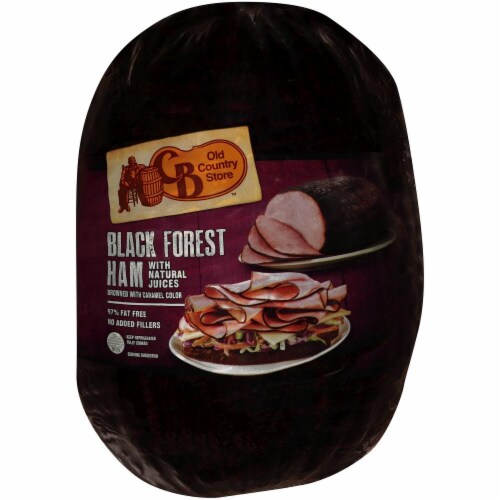 Old Country Store Black Forest Ham Fresh Sliced Deli Meat Perspective: front