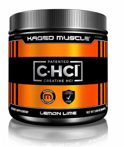 Kaged Muscle Creatine C-HCL Supplement Perspective: front