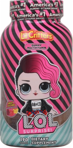 L.O.L. Surprise! Lil' Critters Gummy Vitamins Perspective: front
