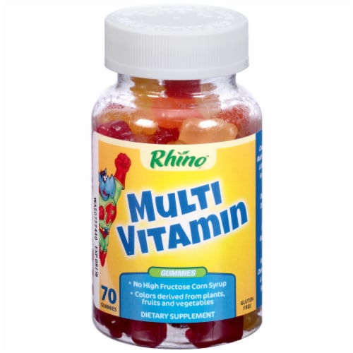 Rhino Multi Vitamin Gummies 70 Count Perspective: front