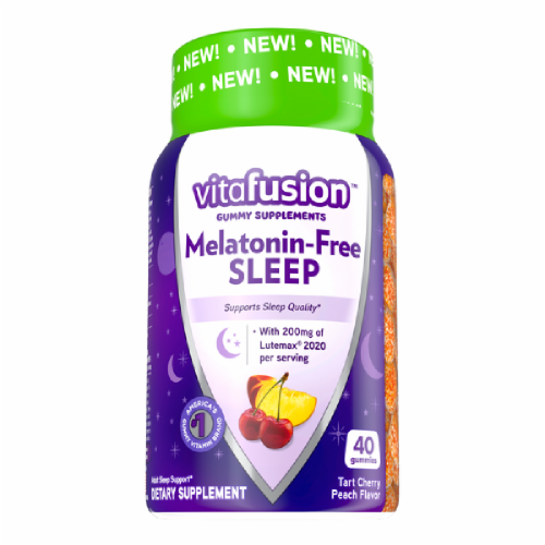 Vitafusion™ Melatonin-Free Sleep Gummy Supplement Perspective: front